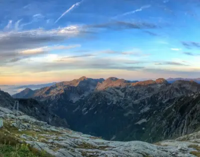 Panorama dal rifugio Cima d'Asta